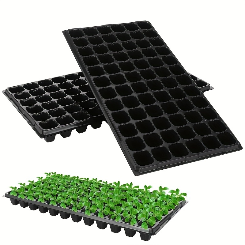 Seed Starter Tray - 10, Kindergarten-Tablett, Gewächshaus-Keim- und Wachstumstablett, Innenhof,