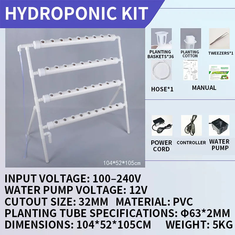 Bodenloses Anbausystem-Set, PV – Hydroponic Kit Bewertung und Preis