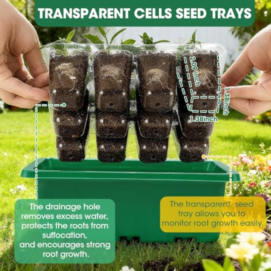 5er-Pack Anzuchtschalen mit Fe – Seed Starter Tray Bewertung und Preis